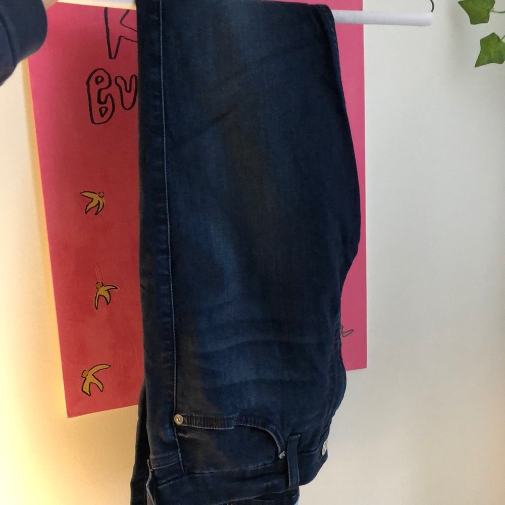 Dark blue skinny jeans